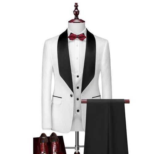 (Veste+Pantalon+Gilet+Chemises) Costume Hommes Blouson De Costume Blazer Pantalon De Costume Slim Fête Soirée Mariage Business Fit Grand