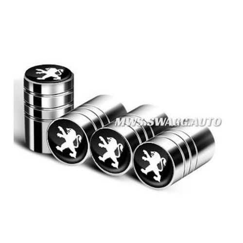 Bouchon De Valve Compatible Pour Peugeot 308 208 3008 2008 4008 5008 (Argent)