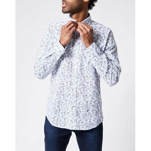 Chemise Birdland Imprimé Fleurs Blanche