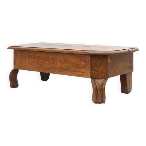 Charmant Tabouret Daposglise Rustique En Bois France Vers 1900 Marron