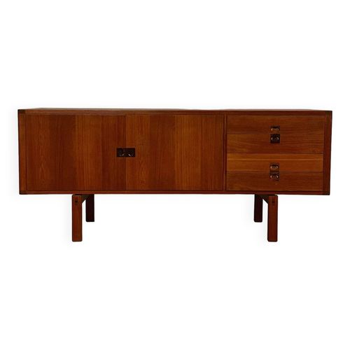 Enfilade Midcentury En Teck Par Lennart Bender Pour Ulfert Bois