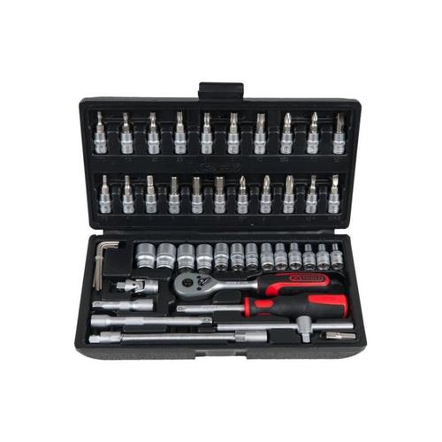 Coffret de douilles F6 KS TOOLS Chromemat - 1/4" - 47 pcs - 917.0648