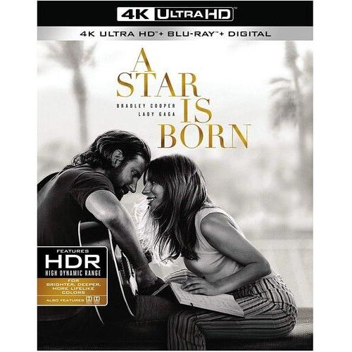 A Star Is Born [Ultra Hd] Black, With Blu-Ray, 4k Mastering, Ac-3/Dolby Digit