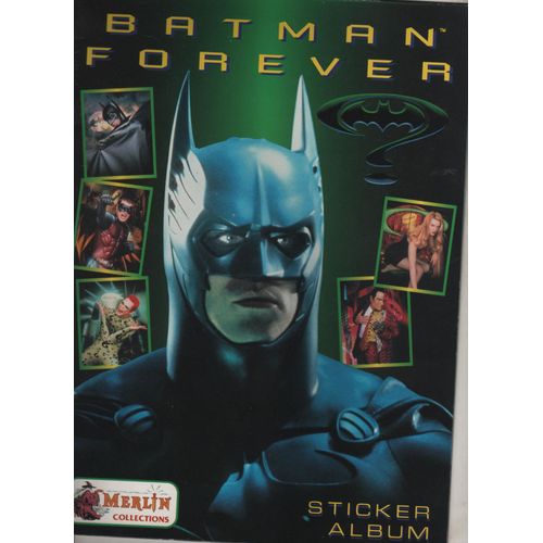 Batman Forever - Sticker Album - Merlin Collections - 1995 (Album Intact) -