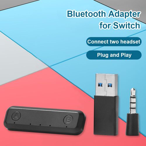 Adaptateur Bluetooth 5.0 Pour Pc, Transmetteur Audio Sans Fil Avec Convertisseur Usb C Vers A, Pour Nintendo Switch, Accessoires De Jeux