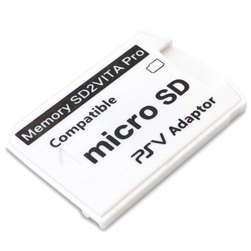 Adaptateur De Carte Mémoire Sd2vita Compatible Avec Ps Vita Psv 6.0 Système Henkaku 3.65 Micro-Sécurisé Nouvelle Version 3.65