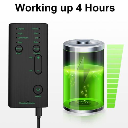 Adaptateur De Changement De Voix Portable, 7 Modes De Son, Casque, Microphone Portable Pour Téléphone Portable, Tablette, Jeu