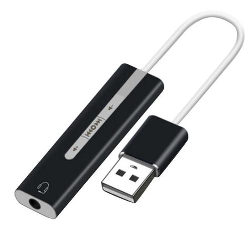 carte son externe 2 en 1, adaptateur USB vers Jack 3.5mm pour écouteurs et Microphone, pour PUBG