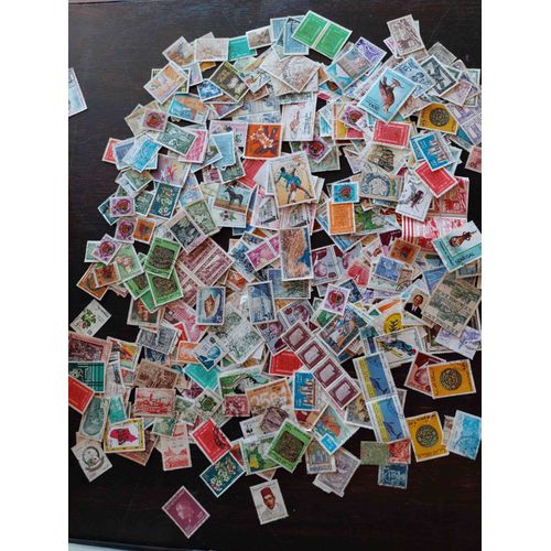 Lot D'environ 450 Timbres Des Colonies Francaises / Pays D'expression Francaise / Tom