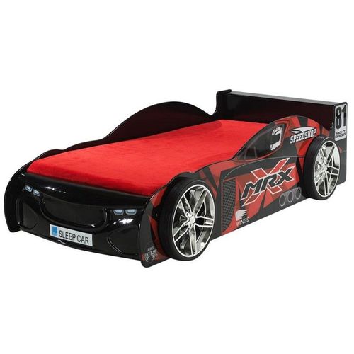 Lit Enfant Voiture "Mrx" 90x200cm Noir