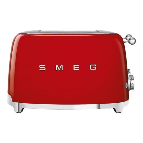 Smeg 50's Style TSF03RDEU - Grille-pain - 4 tranche - 4 Emplacements - rouge