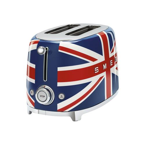 Smeg 50's Style TSF01UJEU - Grille-pain - 2 tranche - 2 Emplacements - drapeau de l'union