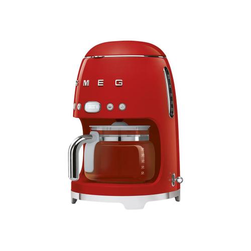 Smeg 50's Style DCF02RDEU - Cafetière - 10 tasses - rouge