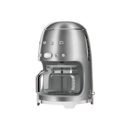Smeg 50's Style DCF02SSEU - Cafetière - 10 tasses - acier brossé