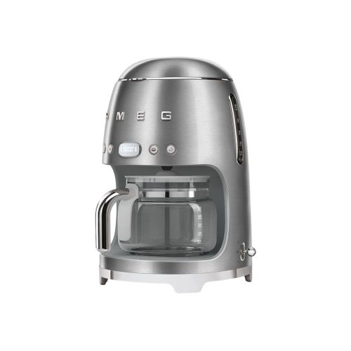 Smeg 50's Style DCF02SSEU - Cafetière - 10 tasses - acier brossé