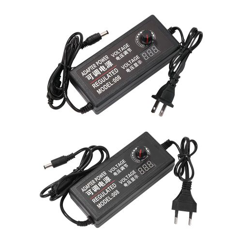 Adaptateur D'Alimentation Réglable Dc 3v-24v 3a, 72w, Tension Universelle Régulée, Pour Lumières Led, Routeur