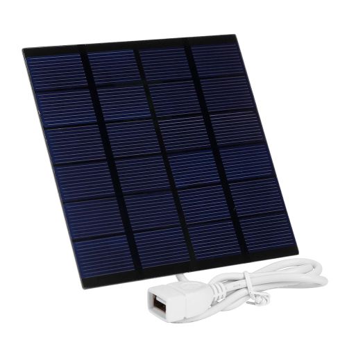 Panneau Solaire Usb En Polysilicium, Bricolage, Plaque De Chargeur Solaire Pour Téléphone Portable Léger, Cellules Solaires, Chargeur De Batterie De Voyage En Plein Air