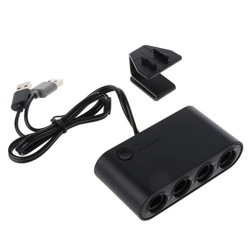 Adaptateur Convertisseur 3 En 1 4 Ports Gc Pour Manette De Jeu Wiiu/Pc/Switch, Accessoires B85b