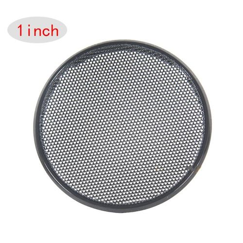 Grille de protection de haut-parleur de voiture noire 1/2/3/4/5/6 pouces, corne ronde, filet de protection circulaire, accessoires décoratifs de bricolage