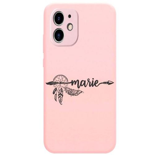 Coque Rose Iphone 12 Mini Avec Votre Prénom 6 Dreamcatcher