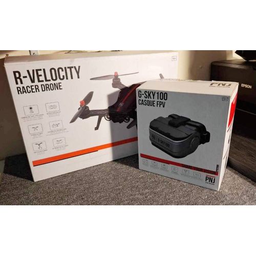 Drone Pnj R-Velocity Et Casque Fpv-Pnj