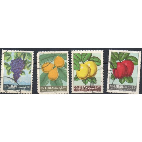 Liban Timbres Fruits