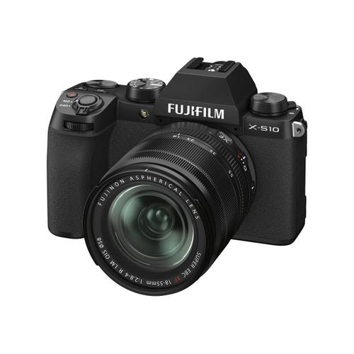 FUJIFILM Hybride X-S10 NOIR + Objectif Fujinon XF 18-55mm f/2.8-4 R LM OIS