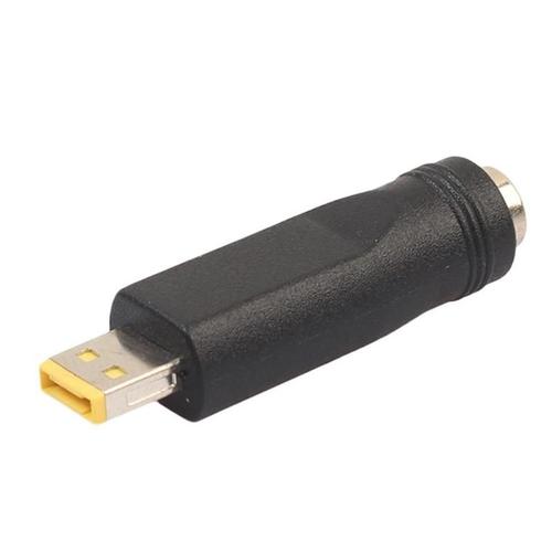 Adaptateur de prise de Conversion de courant continu 5.5mm * 2.1mm, connecteur femelle à petit carré pour Lenovo ThinkPad 10 Helix 2 12V 3A