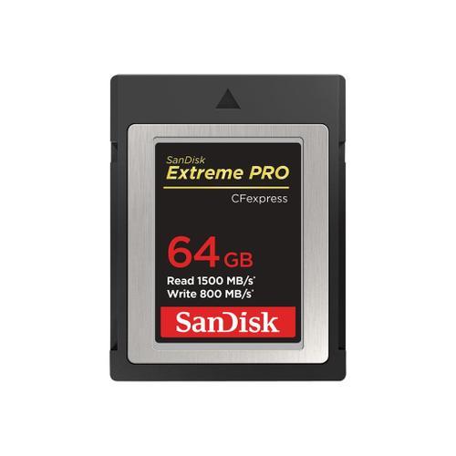 SanDisk Extreme Pro - Carte mémoire flash - 64 Go - CFexpress