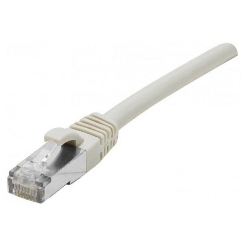 deXlan - Cordon de raccordement - RJ-45 (M) pour RJ-45 (M) - 20 m - SFTP - CAT 7 (câble)/CAT 6a (connecteurs) - sans halogène, sans crochet - gris