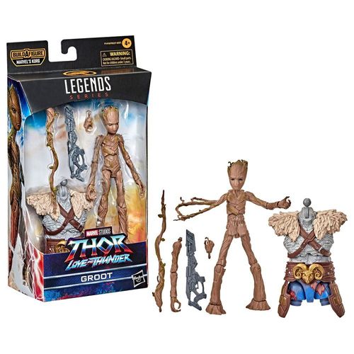 Thor: Love And Thunder Marvel Legends Series Figurine 2022 Marvel's Korg Baf #6 : Groot 15 Cm