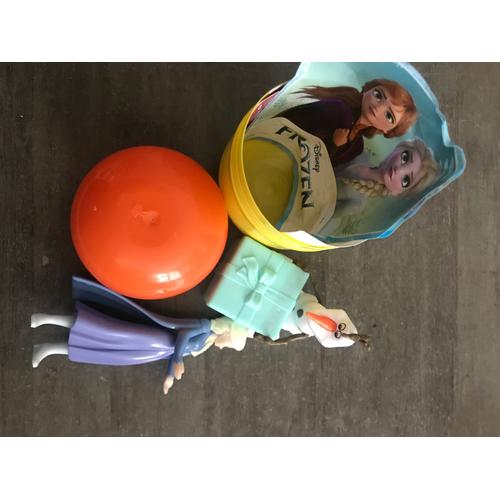 Figurines Elsa Et Olaf - La Reine Des Neiges - Frozen - Walt Disney - Maxi Kinder Surprise - 2022