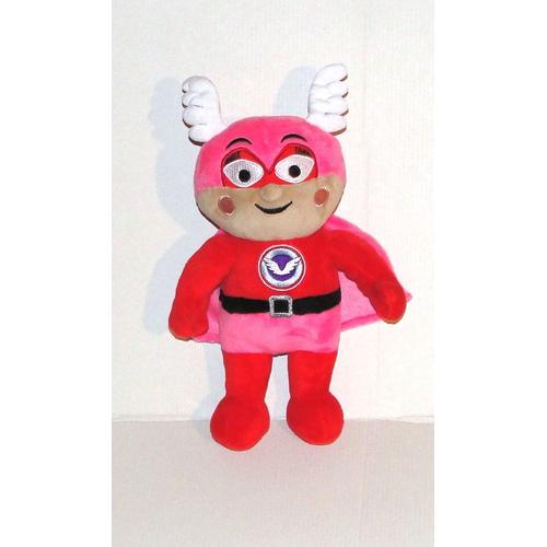 Peluche Super Heros Mascotte Lotus Baby - Doudou Madame Super Heros 24 Cm