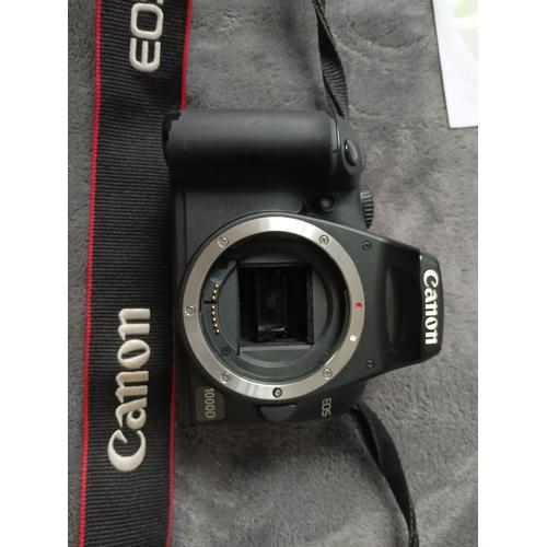 Canon EOS 1000d Reflex 10.1 mpix Noir + Objectif Canon EFS 18-55mm + Objectif Sigma 70-300mm