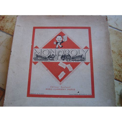 Monopoly Ancien En Francs - Miro Company Paris