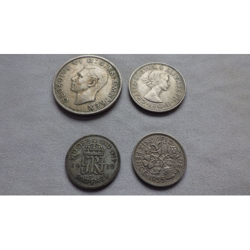 Angleterre Lot De 4 Pièces De Monnaie Anglaises