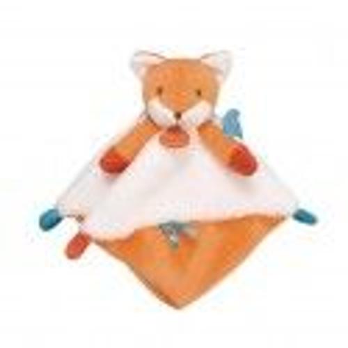 Doudou Babynat Renard Orange Plat - Roméo