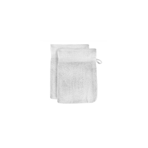 Lot De 2 Gants De Toilette En Coton 500 Gr/M2 Lagune Bleu Canard, Par Soleil D'ocre