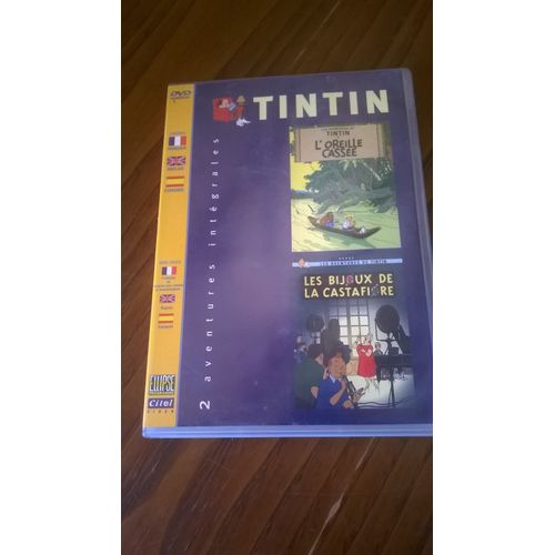 Dvd Double Tintin " L'oreille Cassee Et Les Bijoux De La Castafiore "