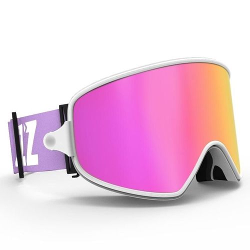 Ski 2en1 Avec Lentille Magnétique Nuit Anti-Buée Uv400 Snowboard Homme Femme Lunettes, Bleu Lens