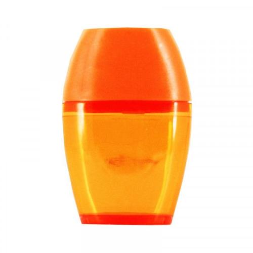 Taille-Crayon - 1 Trou - Plastique - Orange - Ulmann