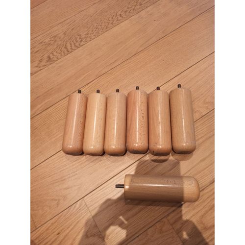 7 Pieds De Lit Ou Canapé En Bois Hauteur : 15cm