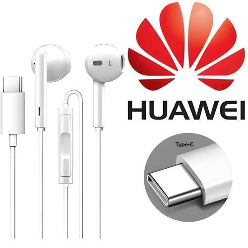 Huawei P20 Pro Mate10 Casque filaire USB Type-C stéréo Écouteur avec avec micro et volume