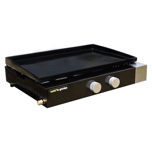 Cook'in Garden - Plancha au gaz FINESTA 2B - 2 brûleurs 5kW