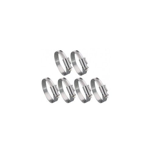Lot 6 colliers métalliques assortis 12mm, de 60 à 120mm