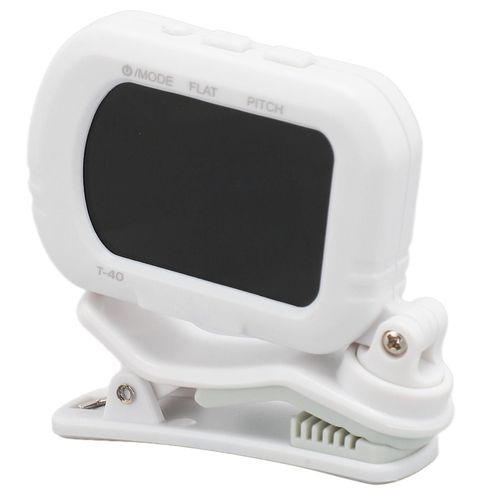 Clip On Tuner With Lcd Digital Display Clip On Electronic Tuner For Acoustic Guitar Electric Guitar Bass Violin Ukulele