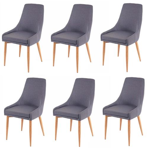 Lot de 6 chaises, chaises de salle à manger chaise de cuisine