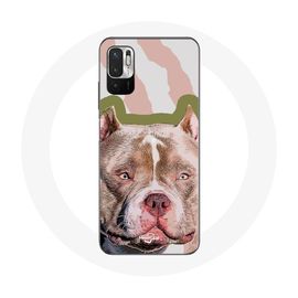 Coque Pour Xiaomi Poco M3 Pro Chien De Pitbull Marron
