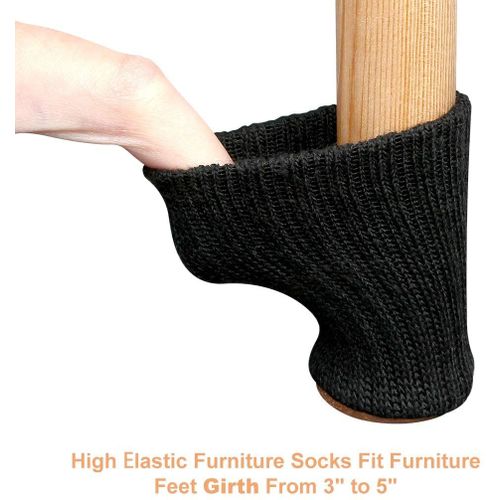 Lot De 24 Paires De Chaussettes De Meubles - Antidérapantes