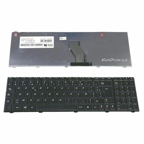 Clavier AZERTY Français Pour Lenovo IdeaPad U550 noir, 25-009421 , U550-FR.